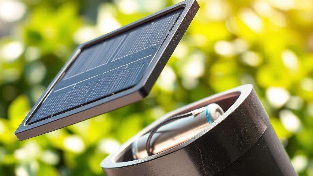 solar lights require batteries