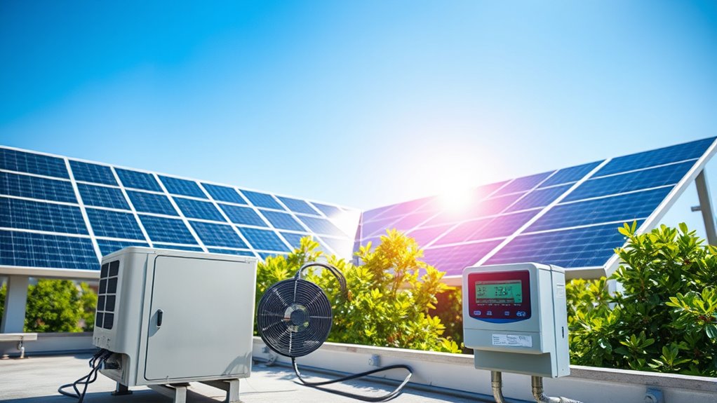 solar panel air conditioning