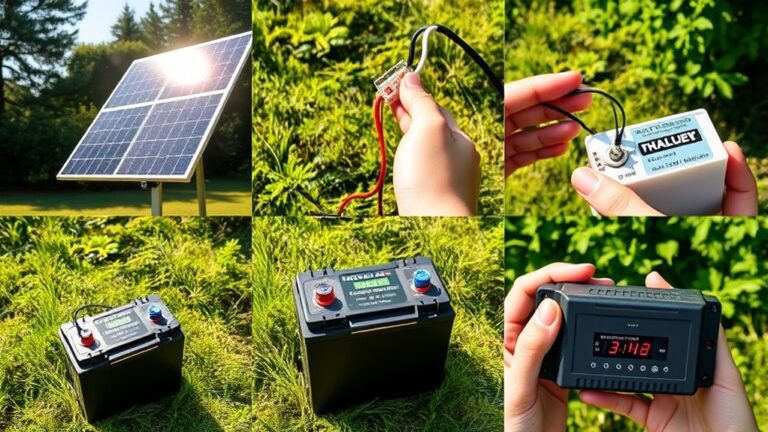 solar panel battery charging