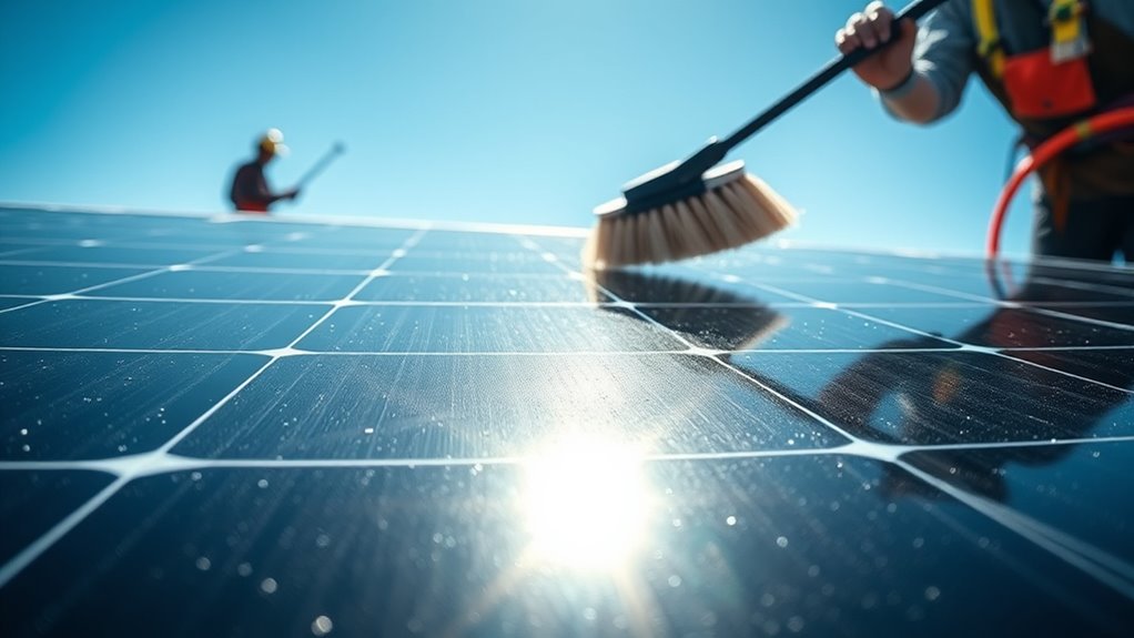 solar panel cleaning costs