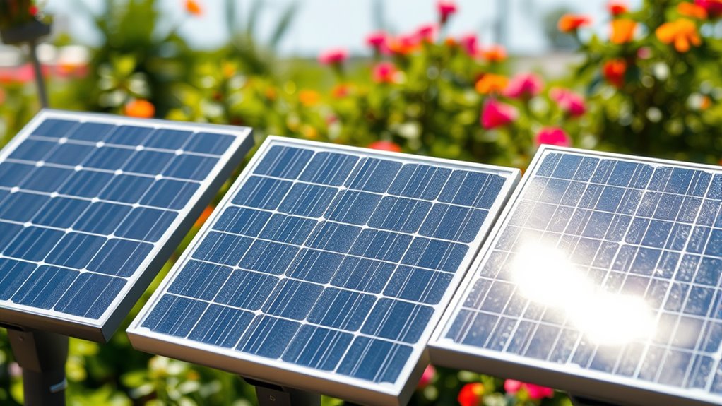 solar panel efficiency and charging