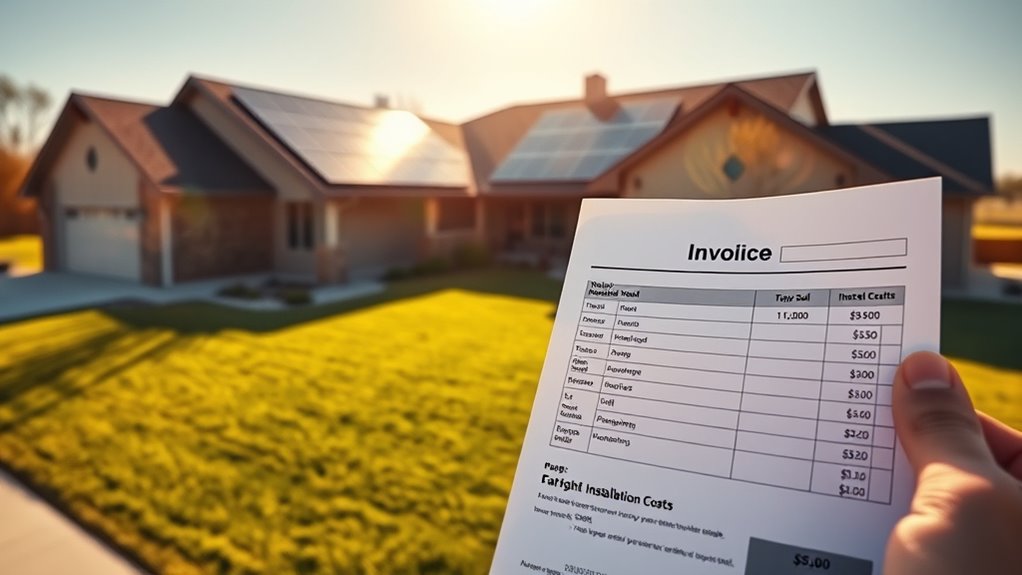 solar panel installation costs