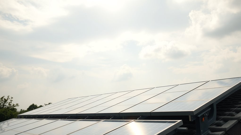 solar panels absorb diffuse light