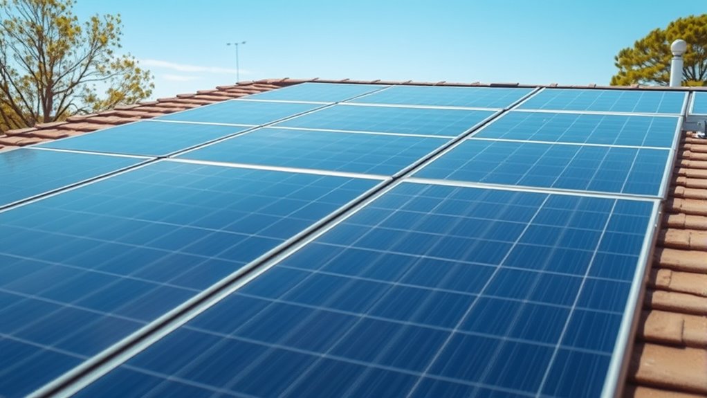solar panels and radiation safety