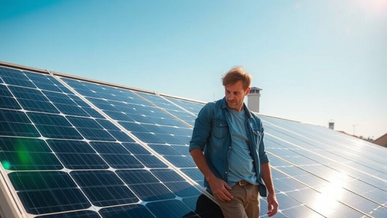 solar panels do not emit radiation