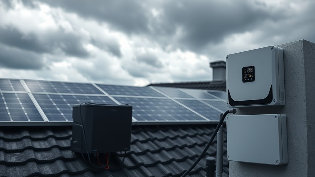solar panels generate power