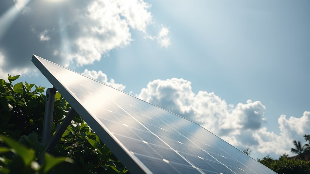 solar panels generate power