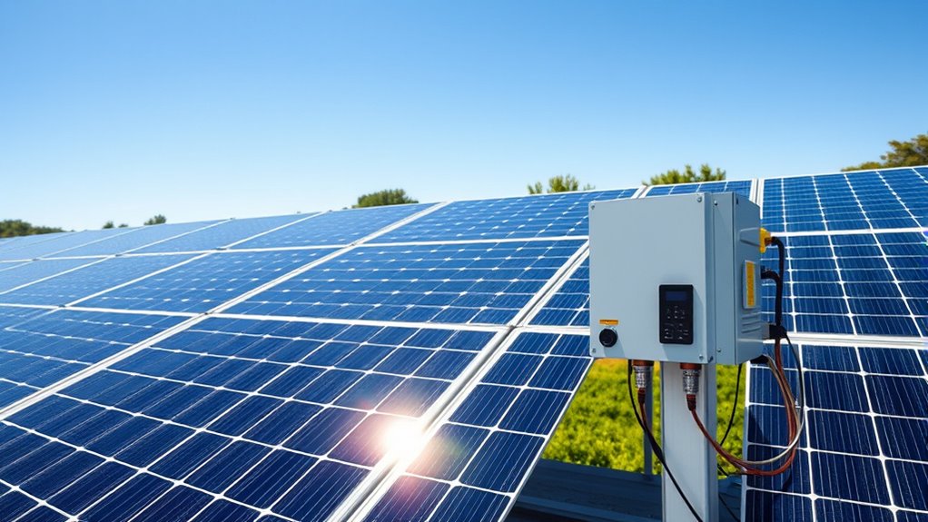 solar panels produce dc
