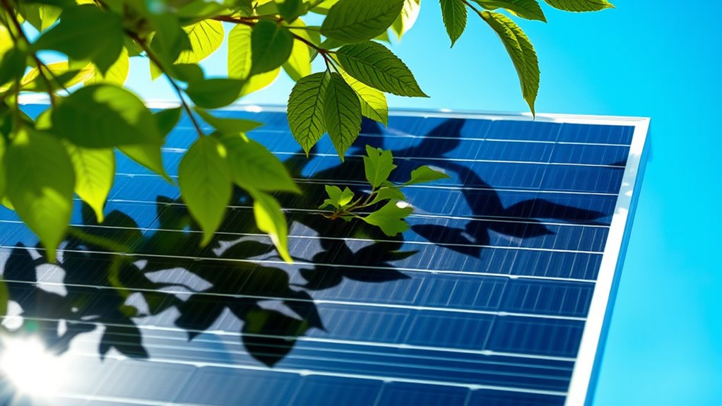 solar panels reduce efficiency in shade