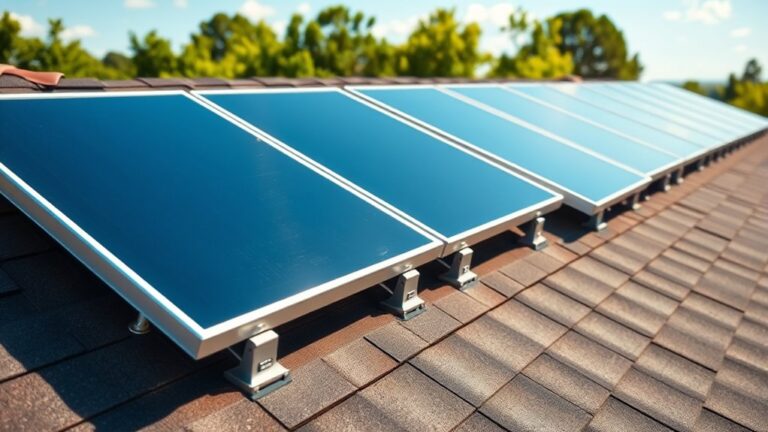 solar panels shield roof