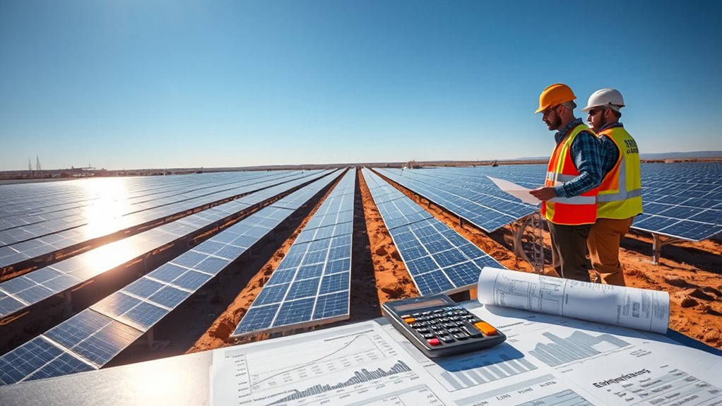 solar plant cost breakdown
