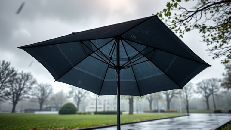 solar umbrellas generate power