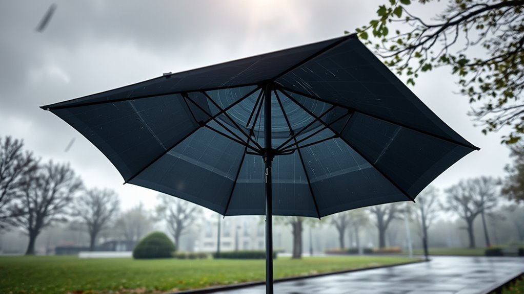 solar umbrellas generate power