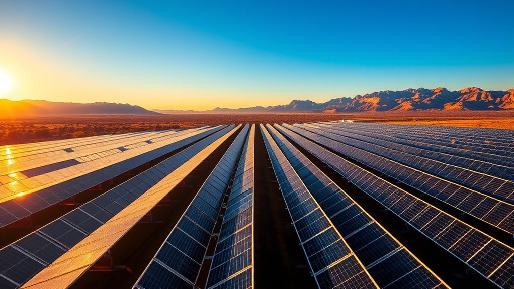 south facing panels optimize energy