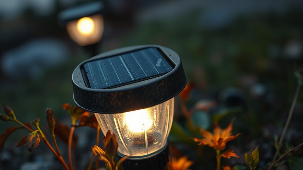 spot flickering solar lights