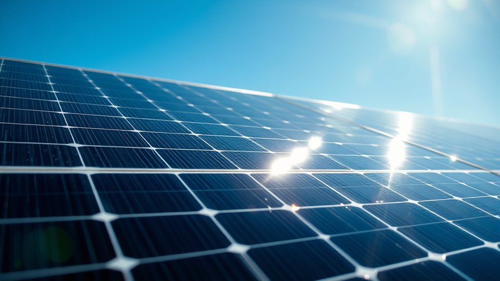 sunlight converts to electricity