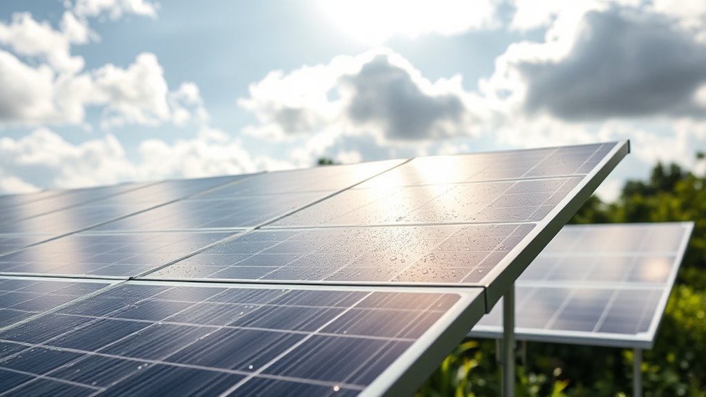 sunlight excites semiconductor electrons