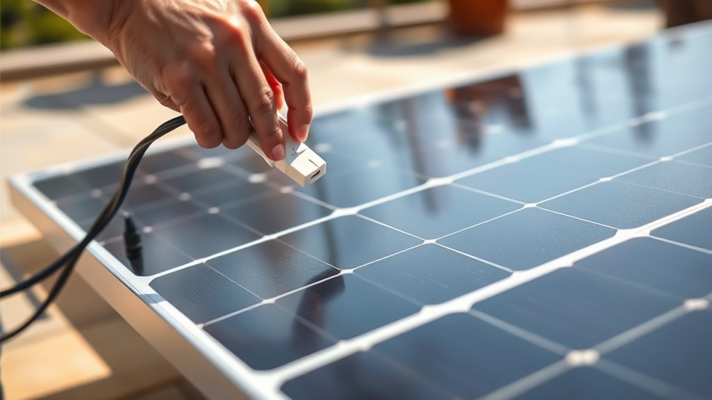 turn off and unplug solar