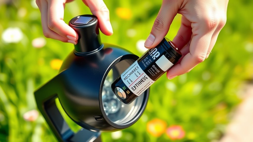 types of solar light batteries