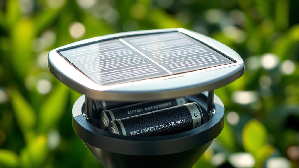 types of solar light batteries