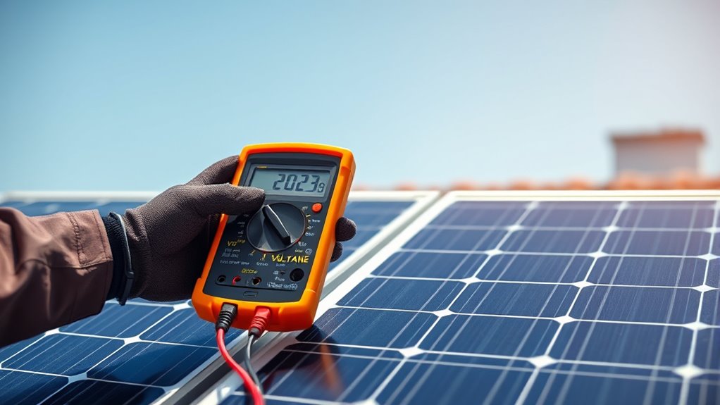 verify panel voltage compatibility