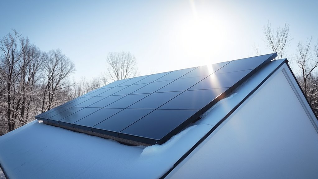 winter solar panel performance