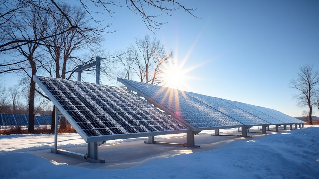 winter sunlight still powers solar